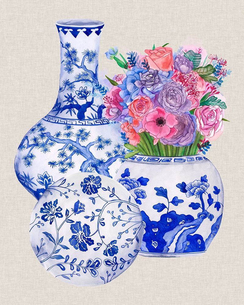 Delft Blue Vases II