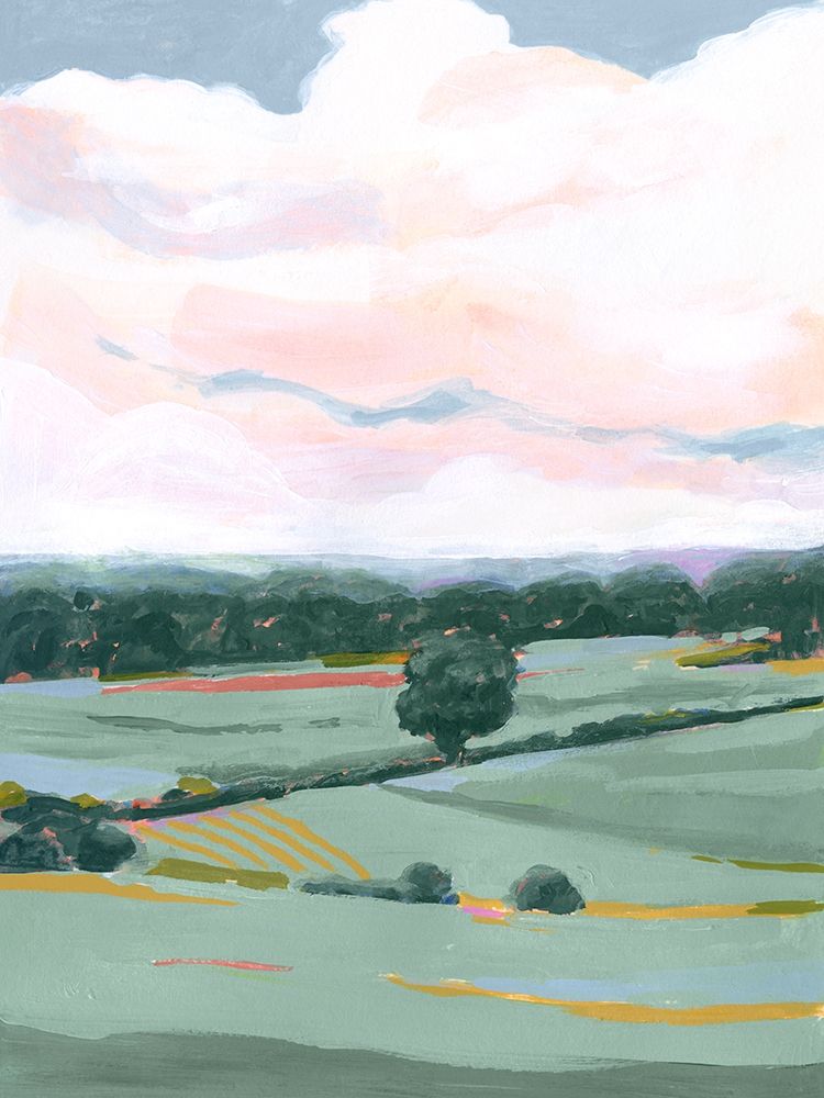 Pastel View I