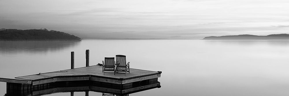 Black and White Water Panel XI