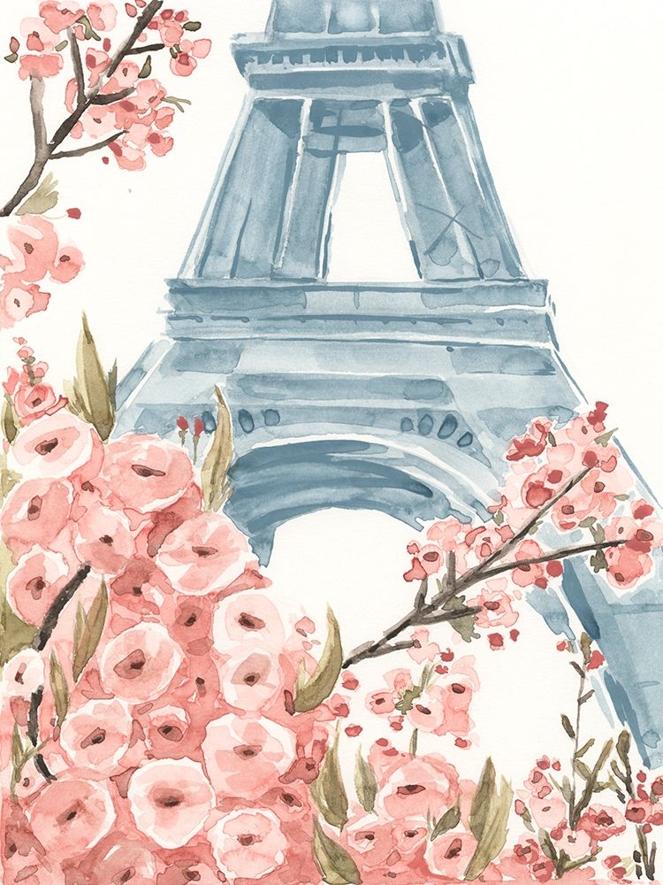 Paris Cherry Blossoms I