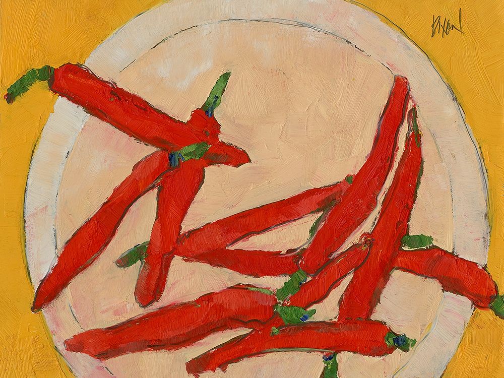 Peppers on a Plate III