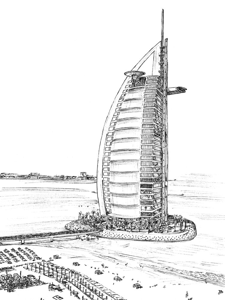 Dubai in Black and White I
