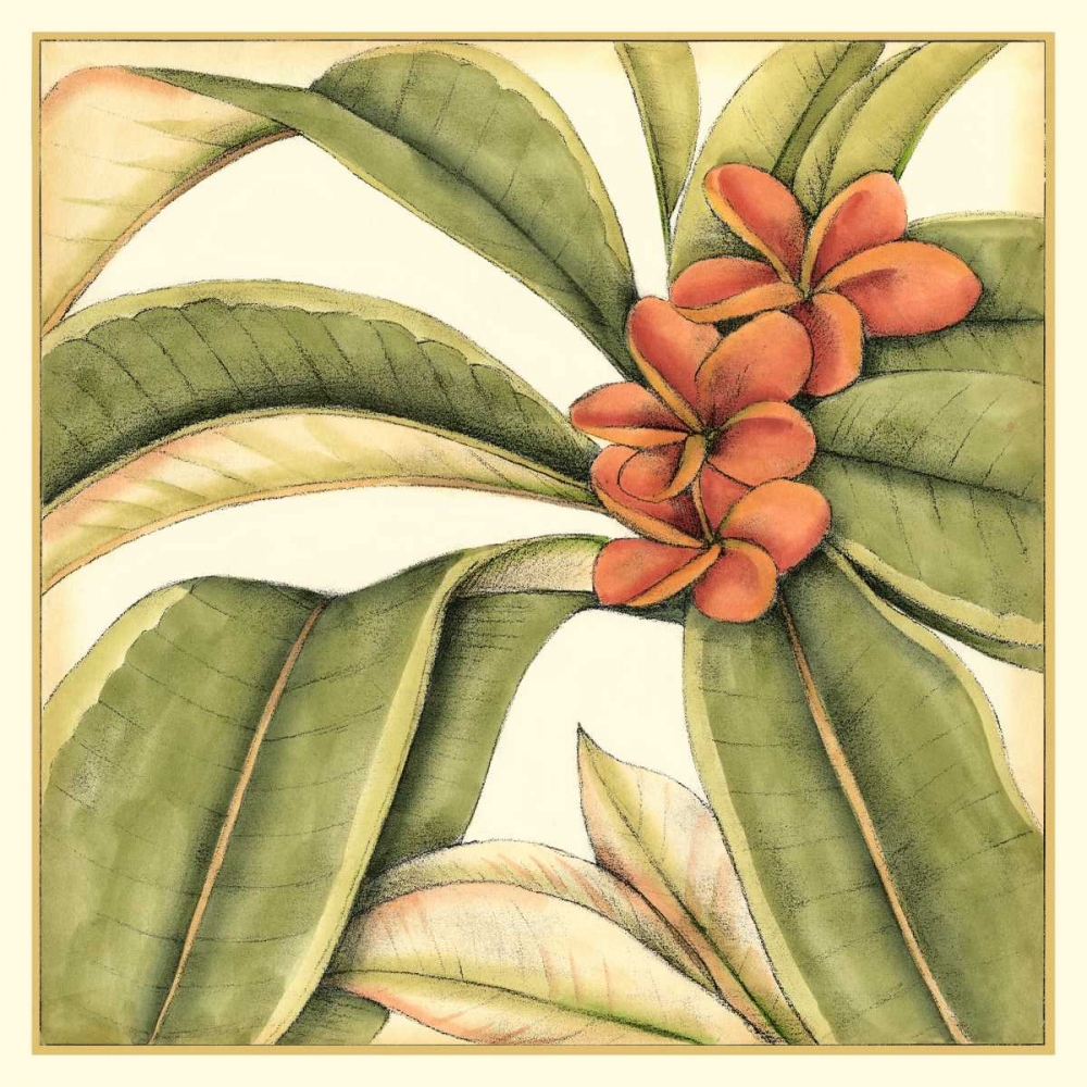 Tropical Blooms and Foliage I