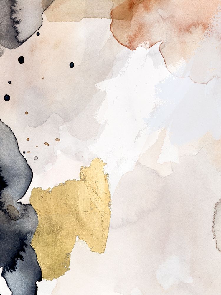 Indigo Blush and Gold III