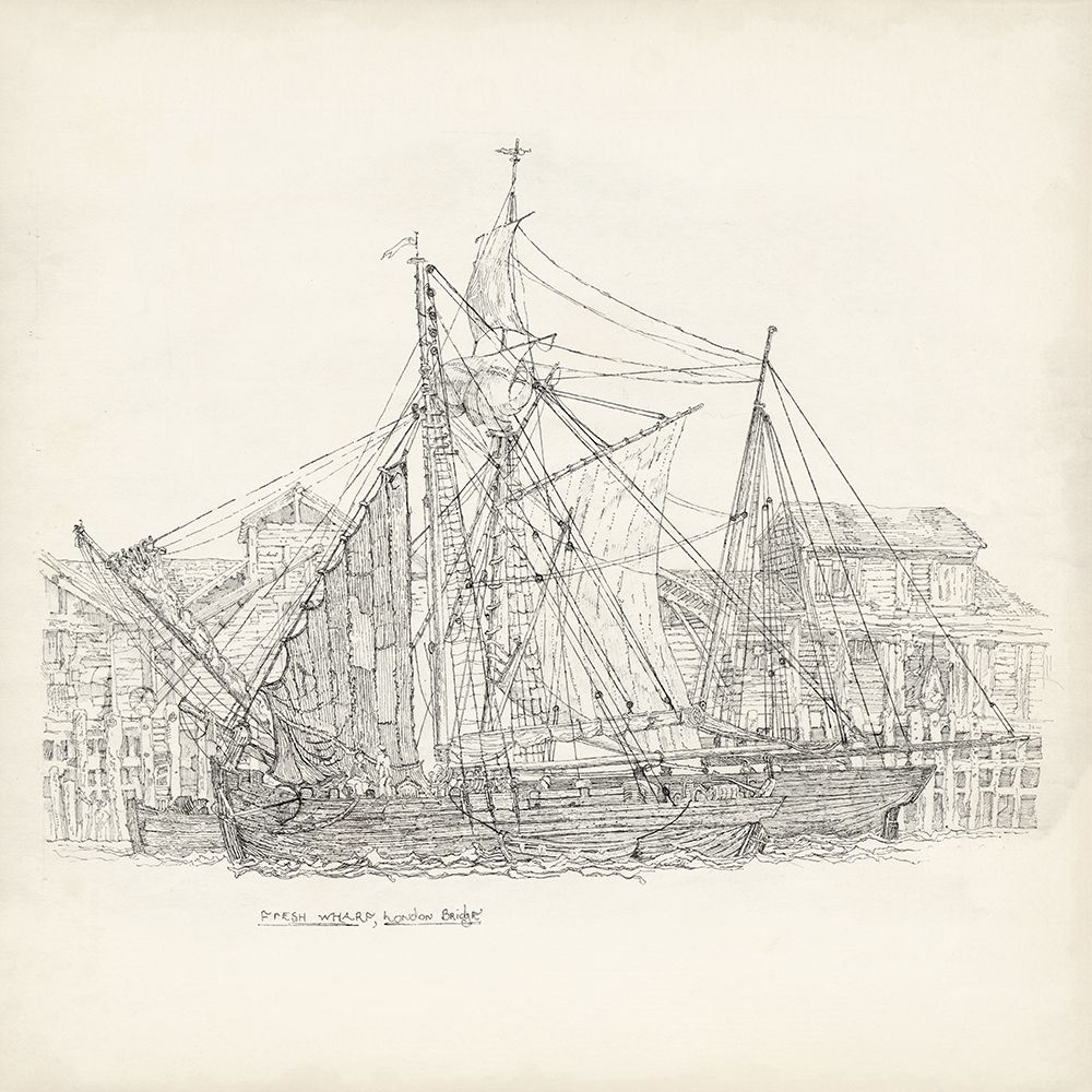 Antique Ship Sketch X