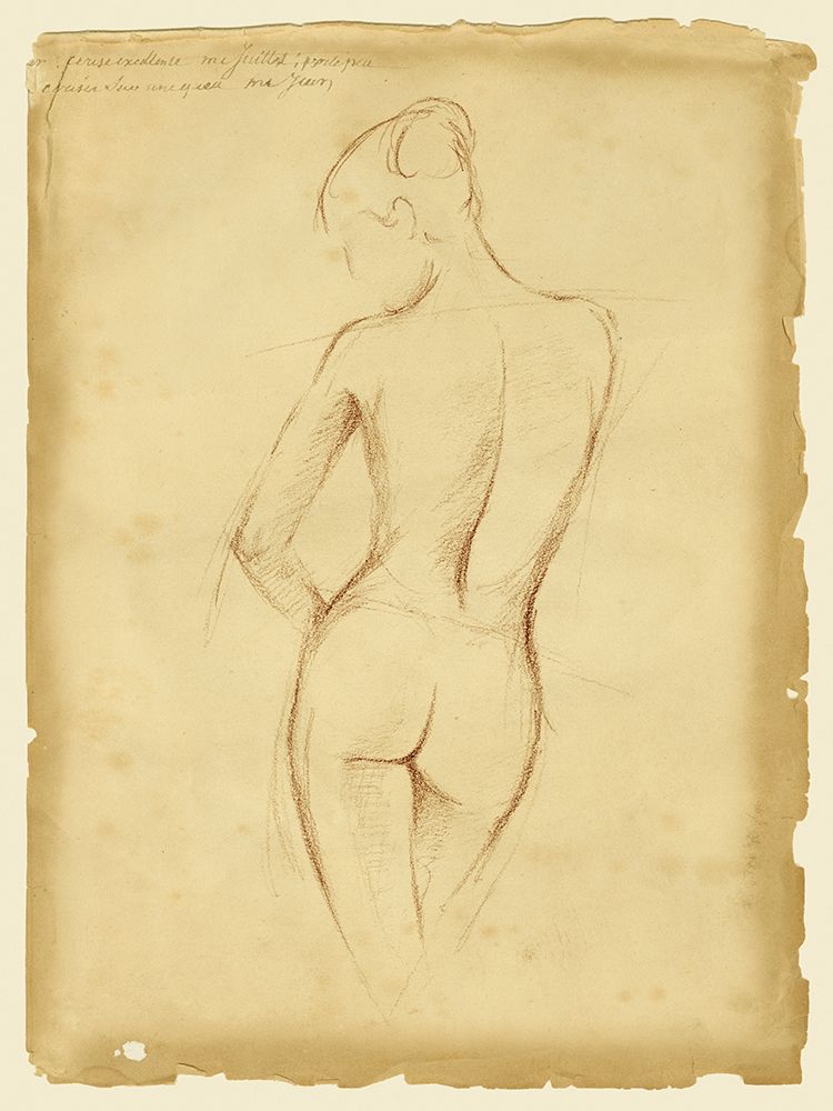 Custom Antique Figure Study II