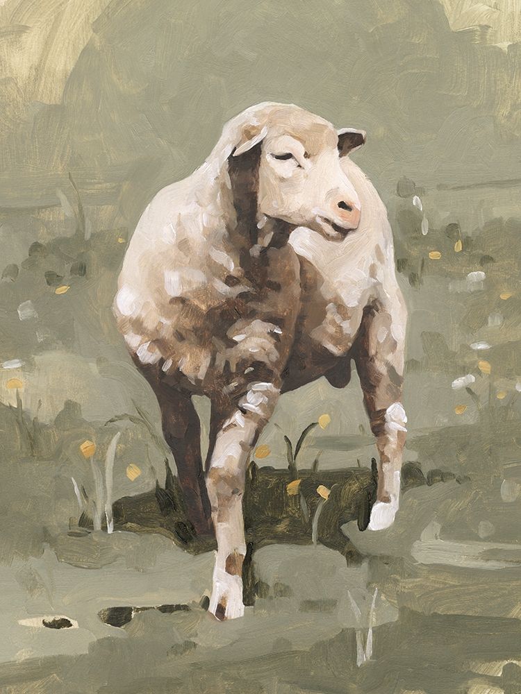 Spring Sheep I
