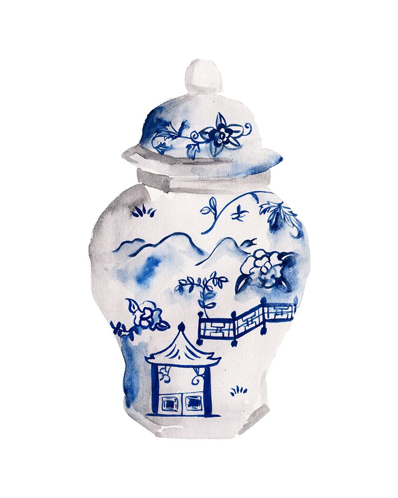 Indigo Vase II