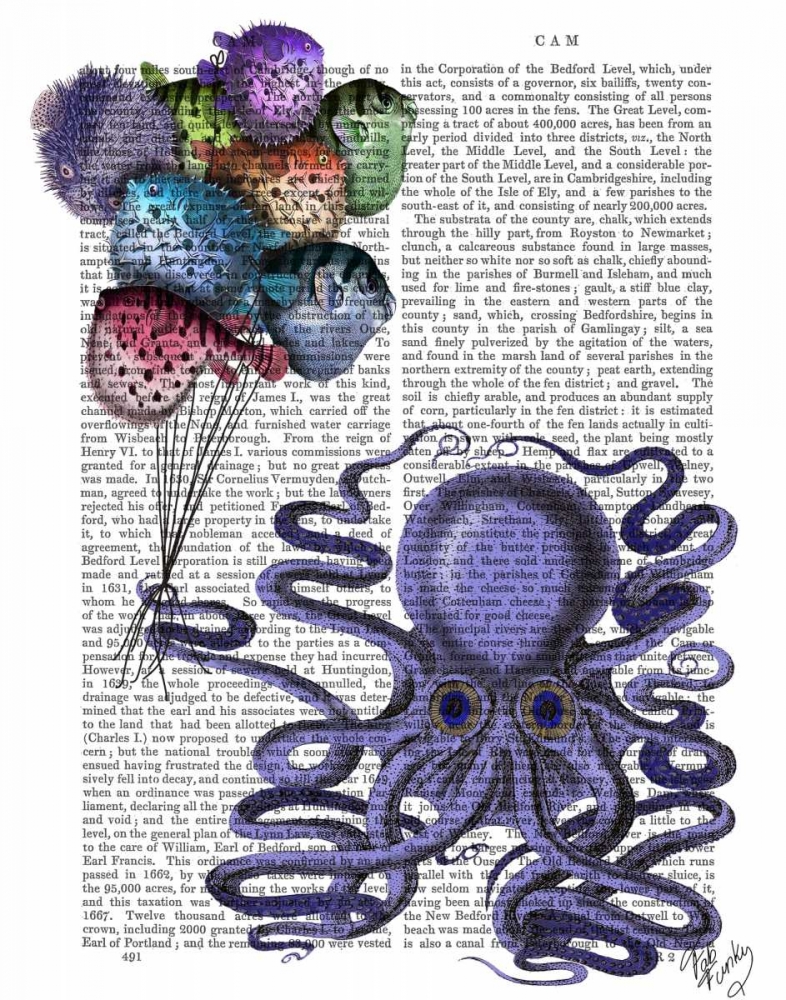 Octopus and Puffer Fish Balloons