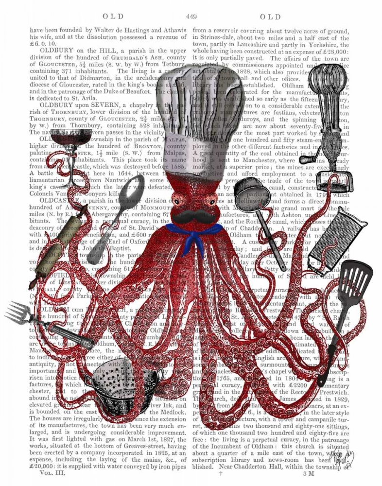 Octopus Fabulous French Chef