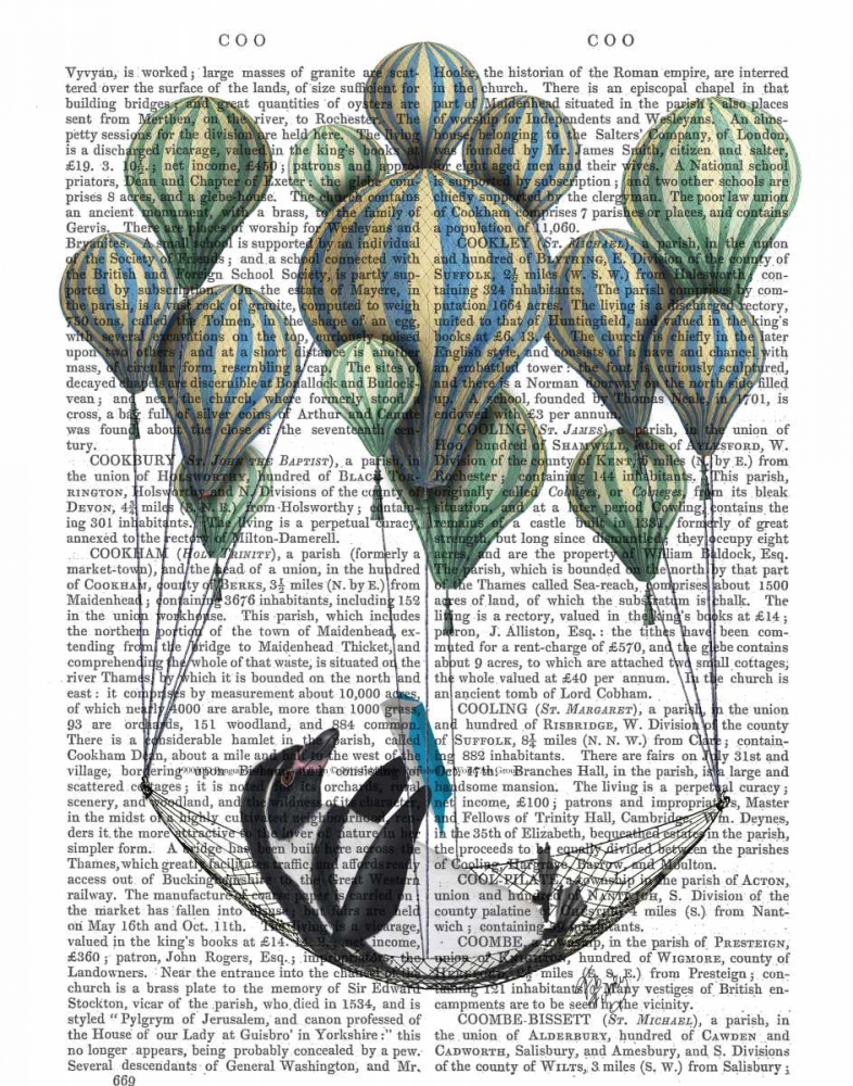 Penguin in Hammock Balloon