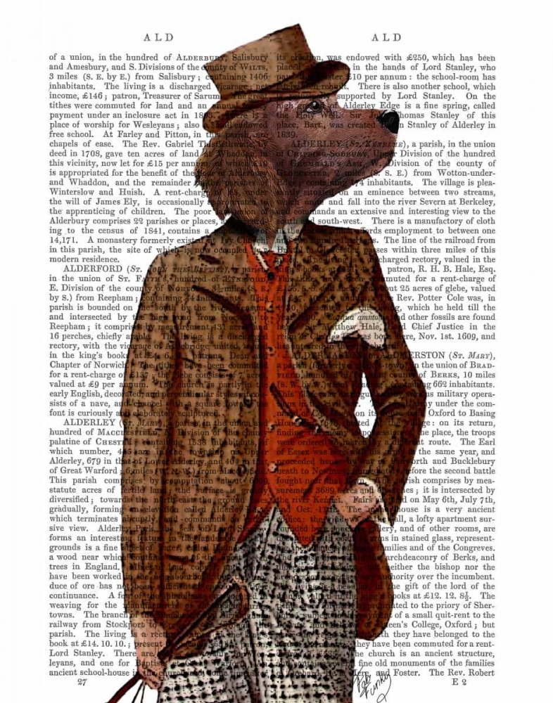 Red Setter Rider Portrait