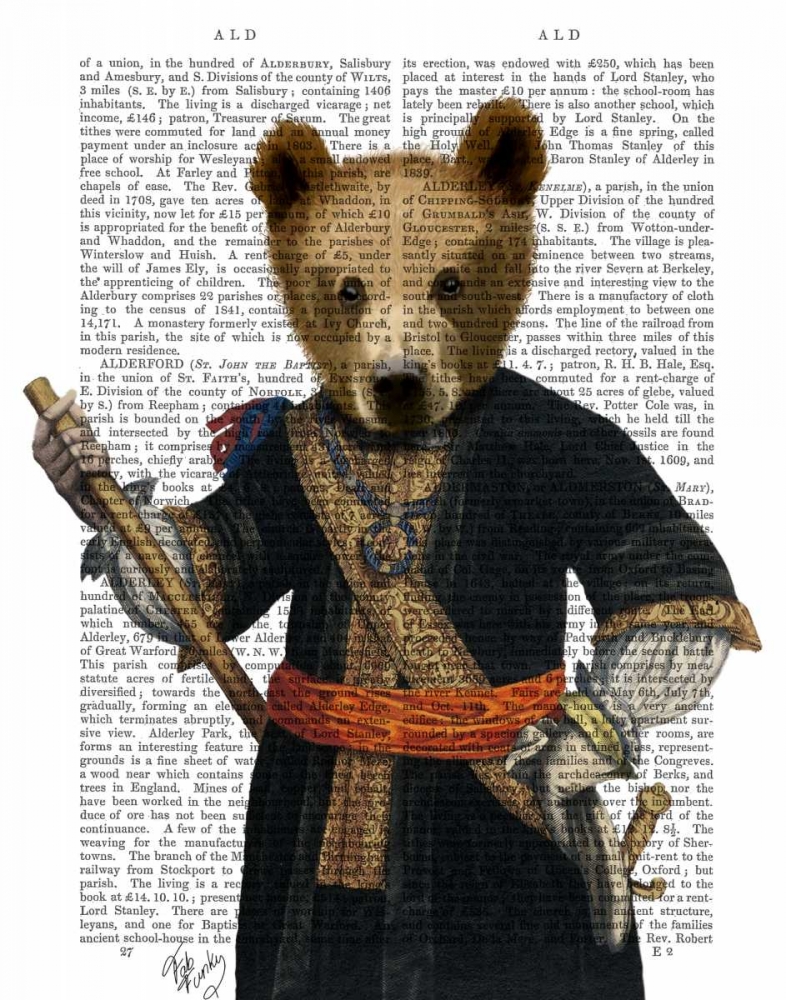 Bear in Blue Robes