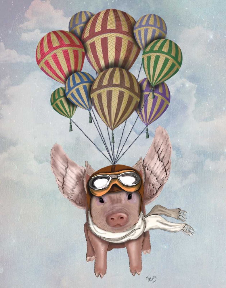 Pig And Balloons