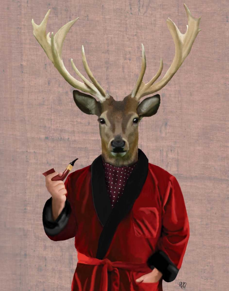 Deer in Smoking Jacket