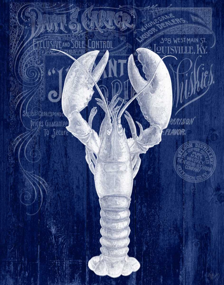 Lobster Prohibition Lobster On Blue