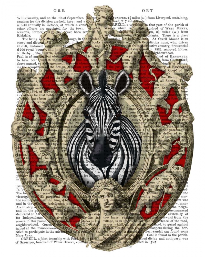 Zebra Head Plaque