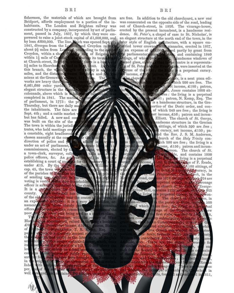 Zebra and Red Ruff