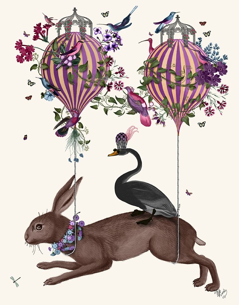 Hare Birdkeeper, Hot Air Balloon