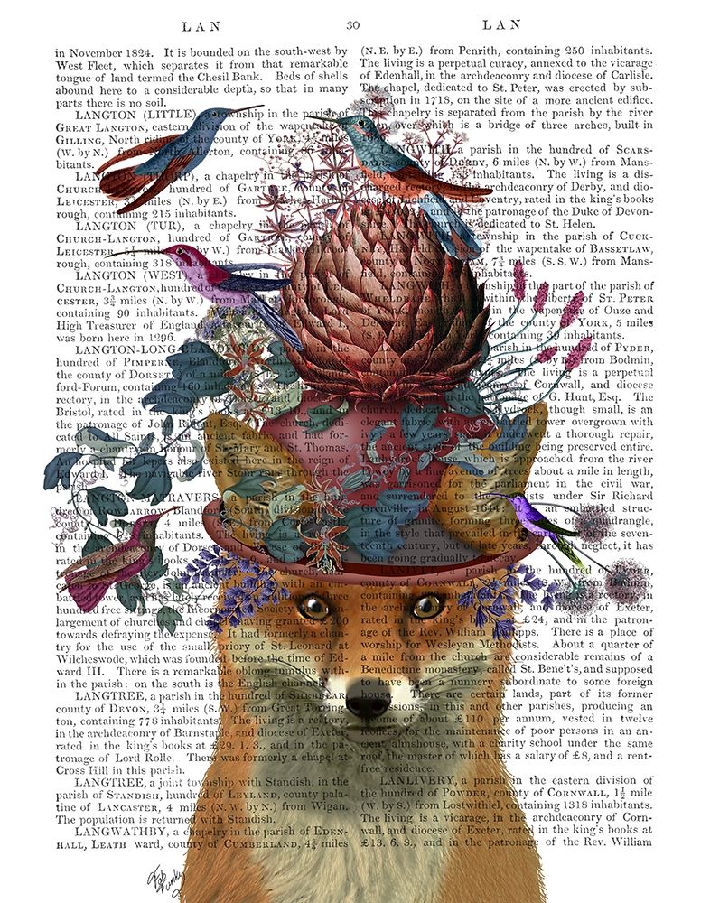 Fox Birdkeeper with Artichoke