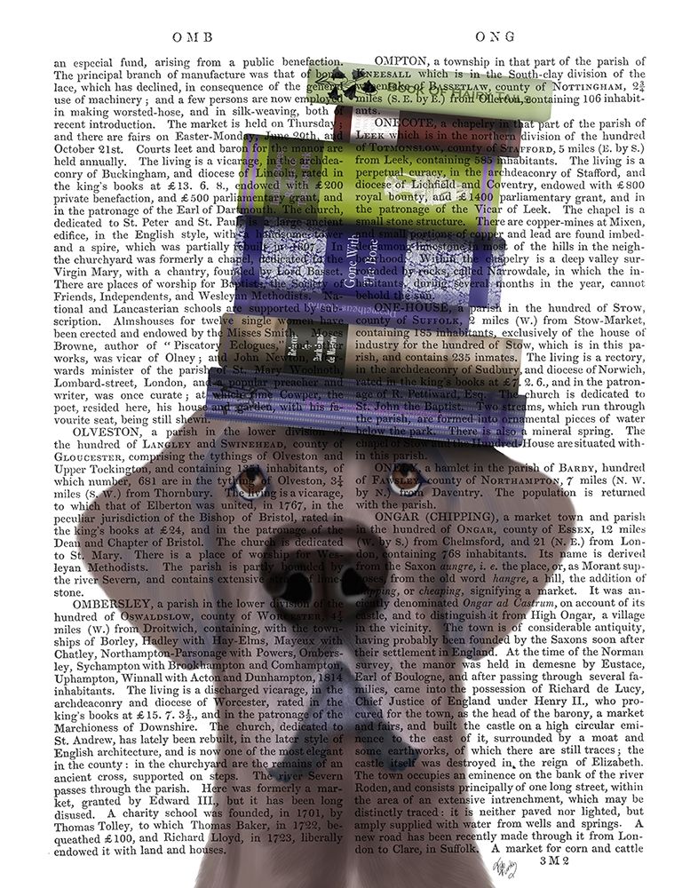Great Dane and Books