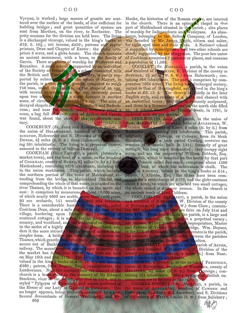 Bichon Frise in Mexican Costume