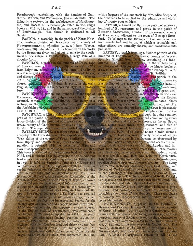 Bear and Flower Glasses
