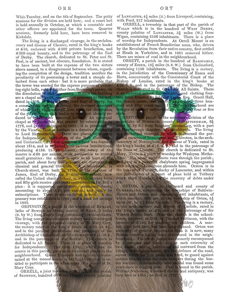 Otter and Flower Glasses