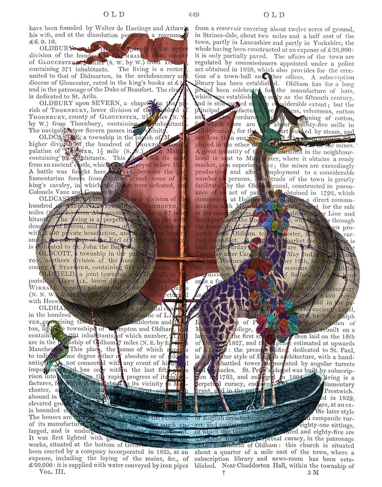 Giraffe in Airship