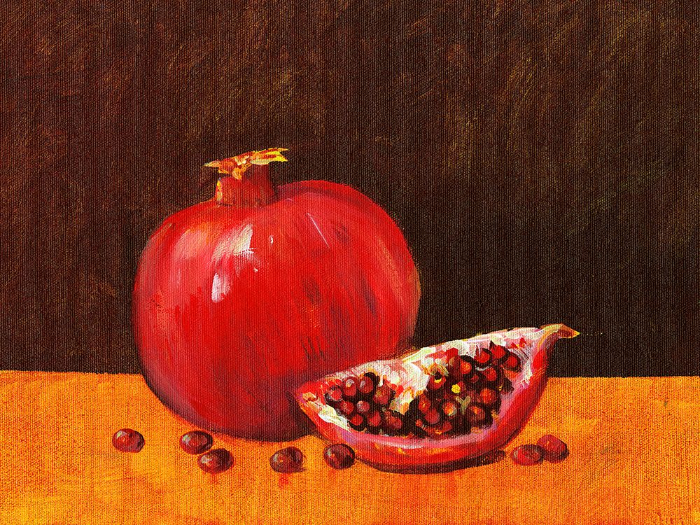 Pomegranate Still Life I