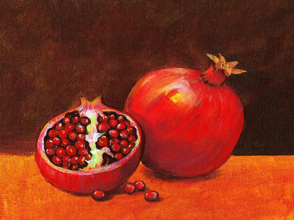 Pomegranate Still Life II