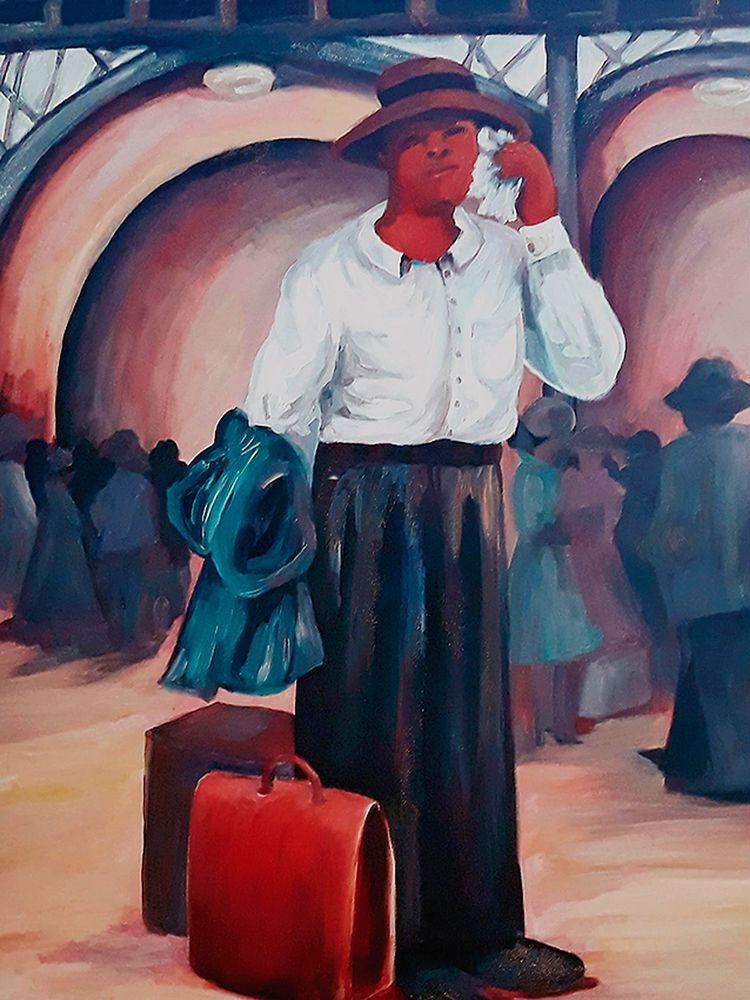 Man on a Train