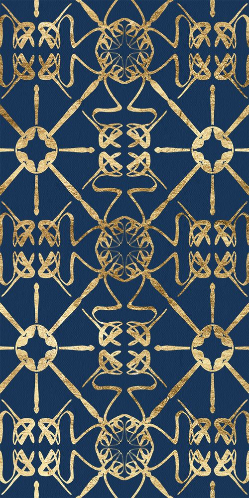 Motif on Blue XII