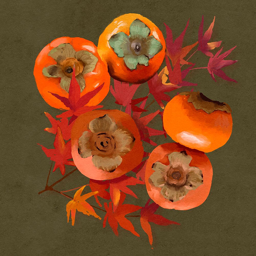 Persimmons and Maple I