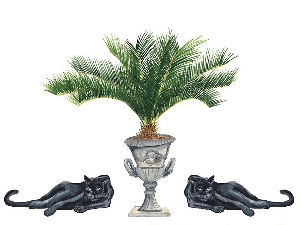 Sago Palm And Panther I