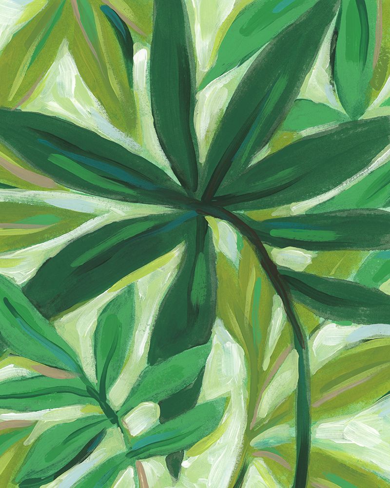 Tropical Island Leaves I