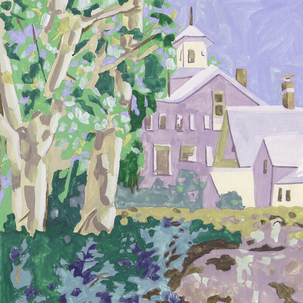 Lavender Sky Town I