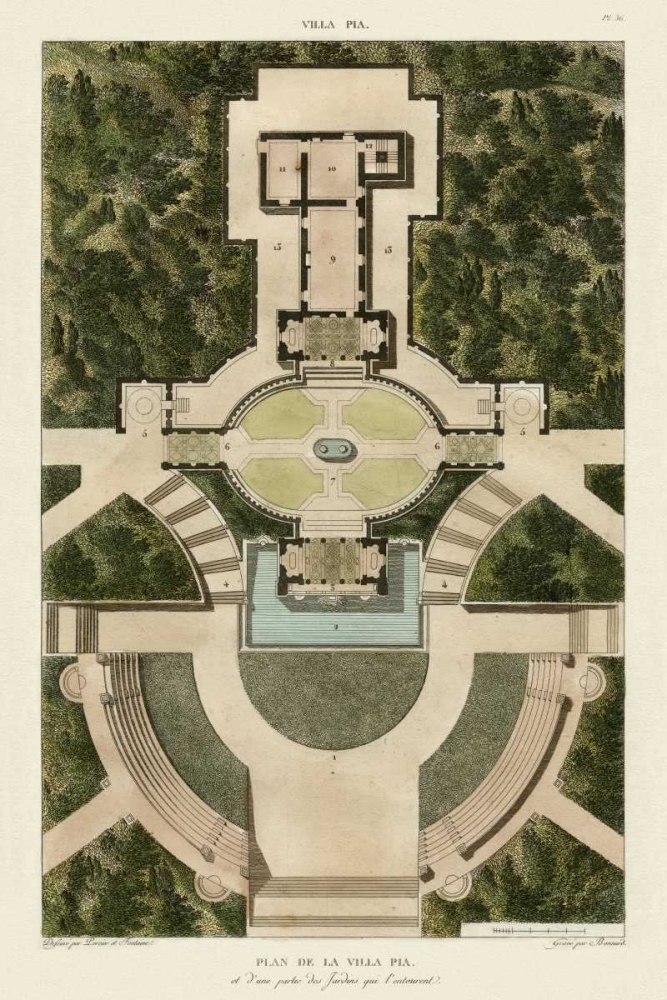 Plan De La Villa Pia