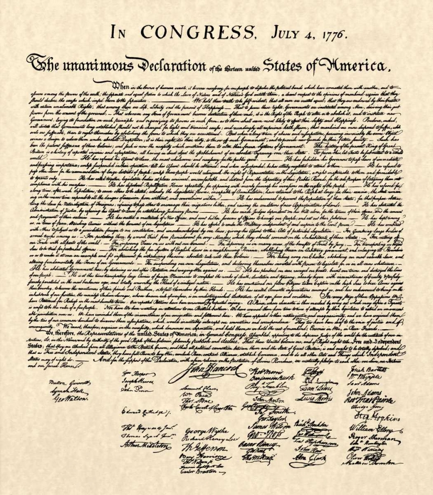Declaration of Independence Doc.