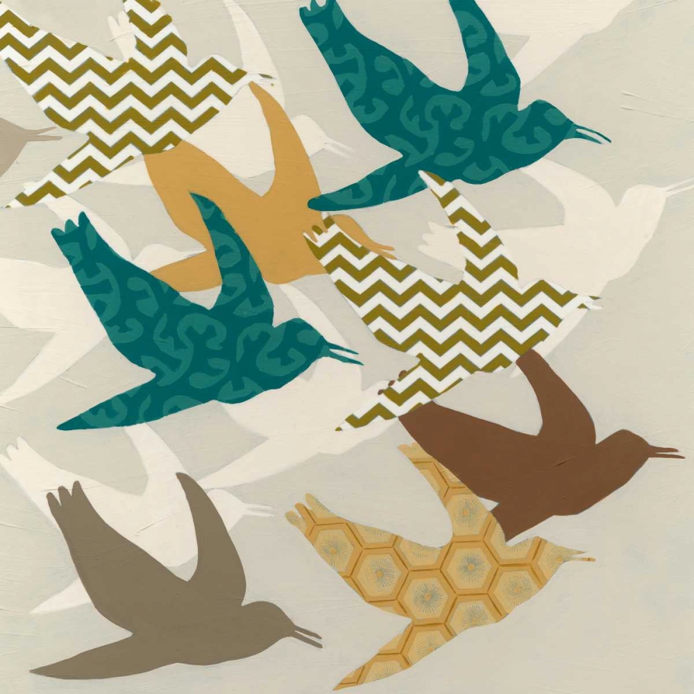 Patterned Flock I