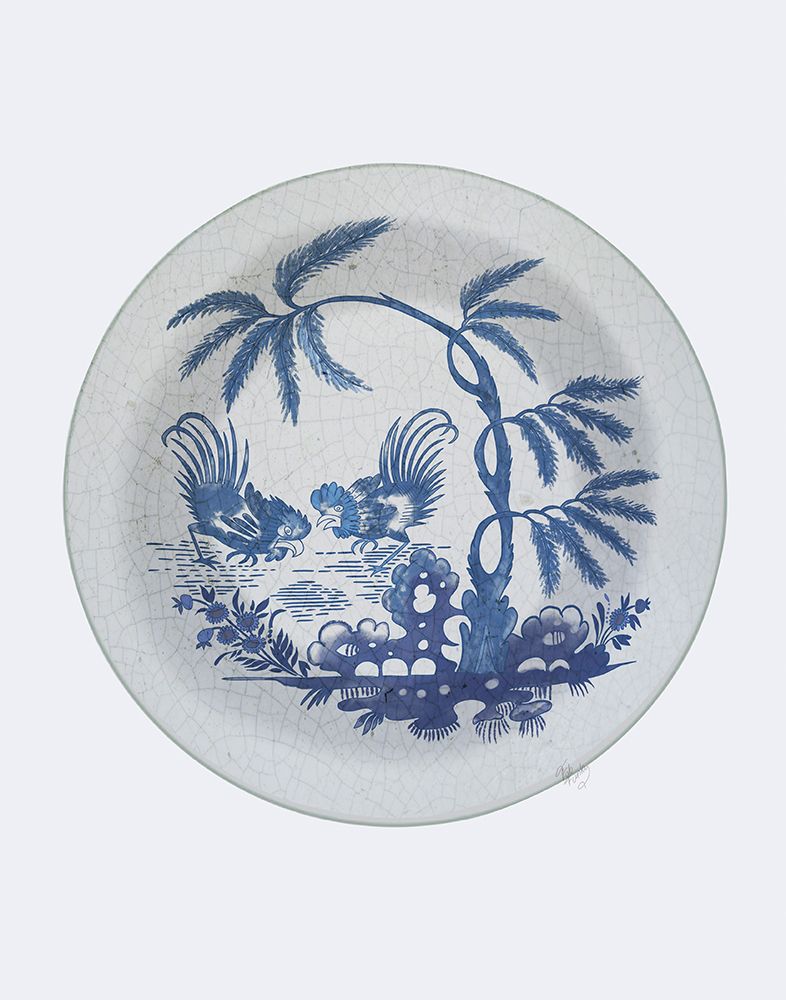 Plate, Cockerel Duo