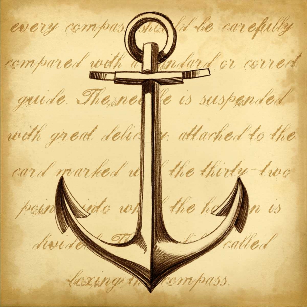 Sepia Captains Anchor