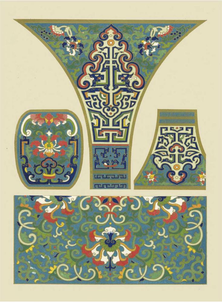 Blue Oriental Designs II