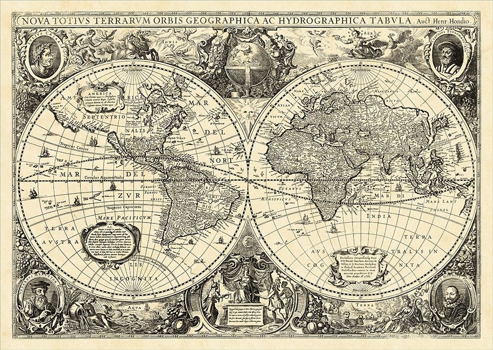 Vintage World Map