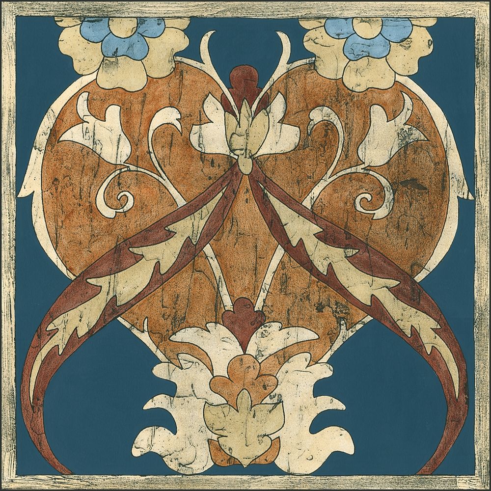 Mini Vintage Woodblock I