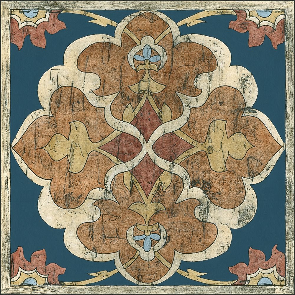 Mini Vintage Woodblock III