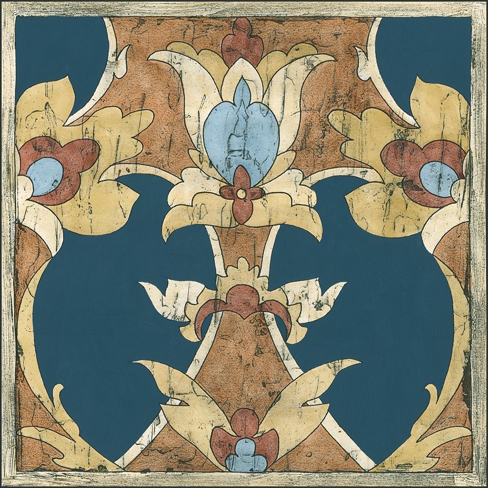 Mini Vintage Woodblock IV