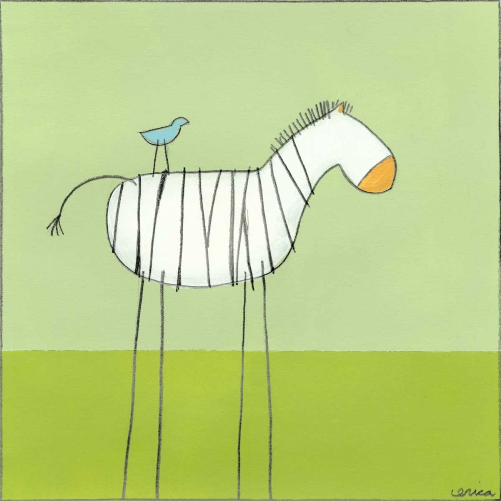 Stick-leg Zebra I