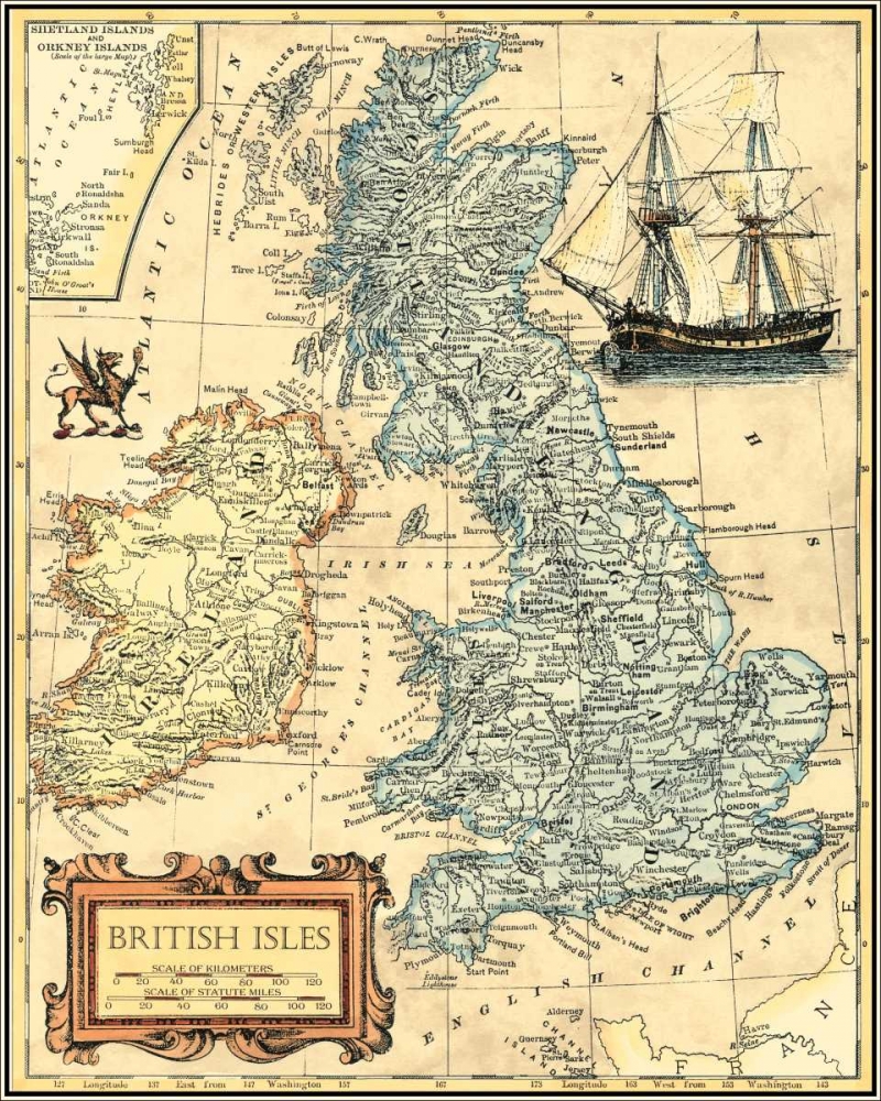 British Isles Map