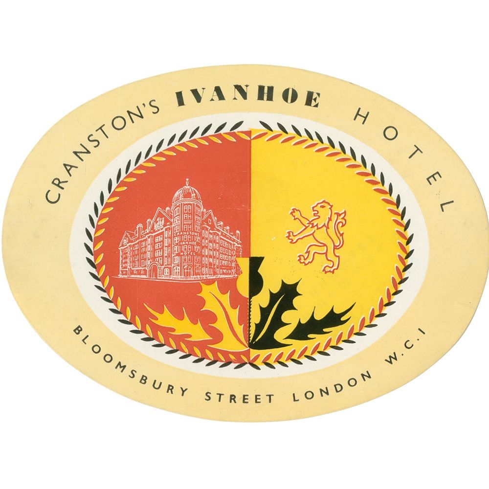 Vintage Travel Label IX